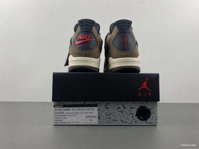 HYPE Brown Air AJ4-882335 4 x Jordan Travis TS Scott Retro 0817